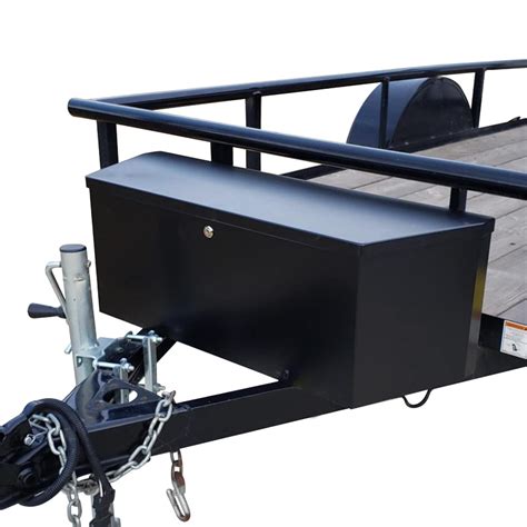 2.31 cu ft steel trailer tongue box|heavy duty trailer tongue box.